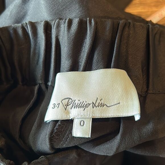 SSENSE 3.1 Phillip Lim Belted tapered-leg high-rise stretch-woven trouse… - Picture 9 of 16